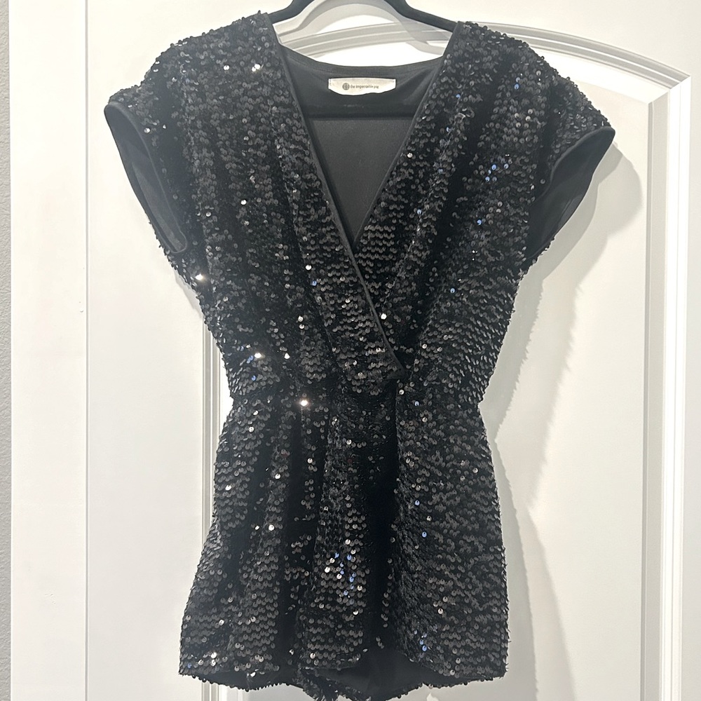 The Impeccable Pig Sequined Romper